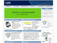 Tablet Screenshot of linkinformatica.com.br